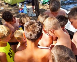 Детский лагерь на реке Орель фото